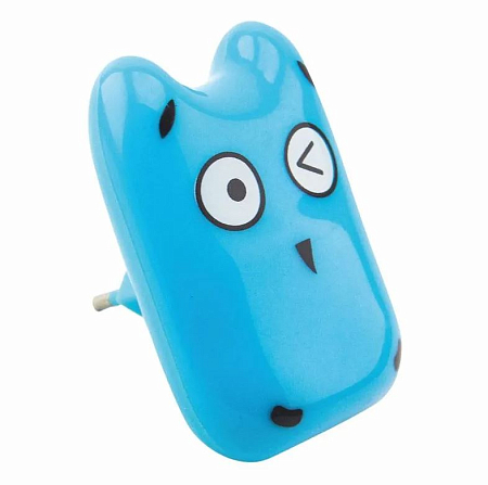 Светильник с/д (ночник) LE LED NL-855 0,6W (Кроха, цв. синий) (50/100)