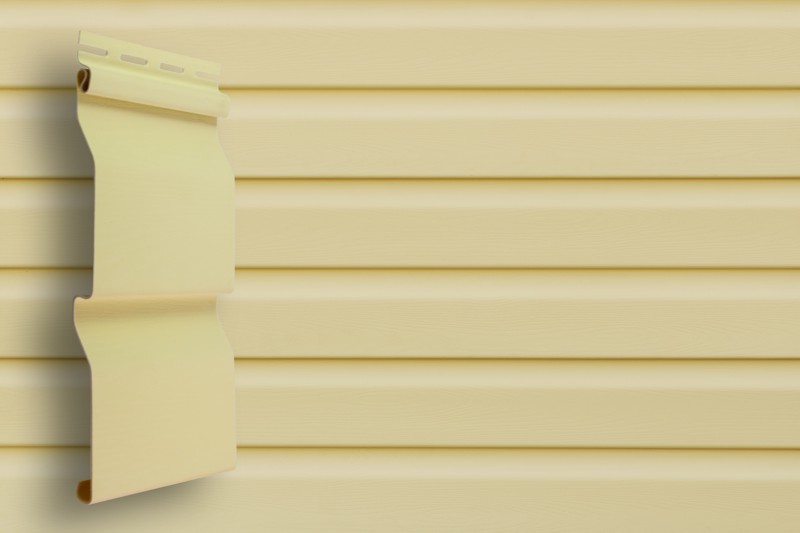 Сайдинг GrandLine Amerika D4 "Корабельный брус" Slim Ванильный 3,0*0,203, (22)