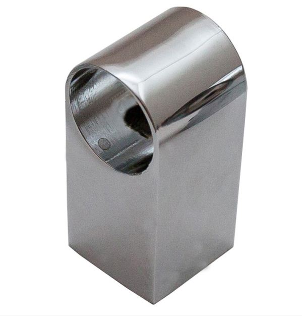 Крепление рейлинга Trodos "Модерн" D16, АЕ-414 хром