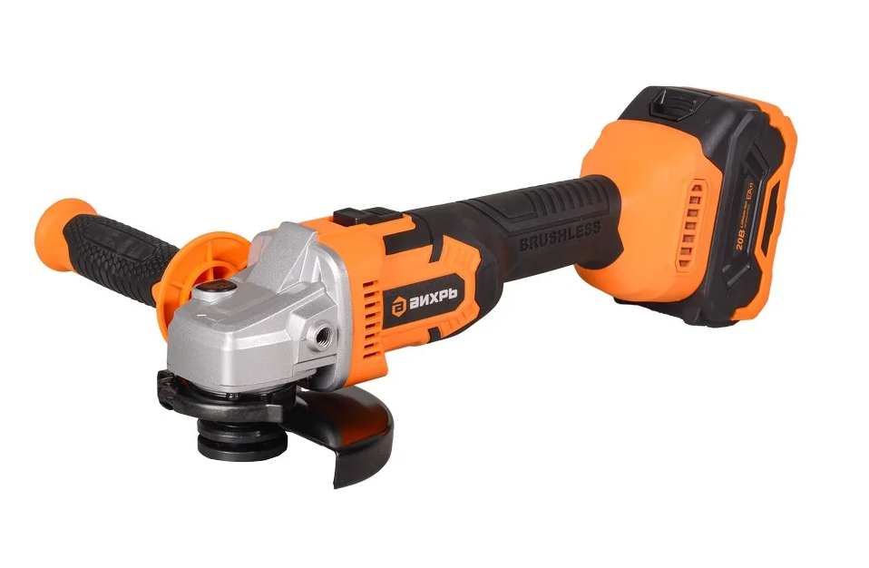 Углошлифовальная машина аккумуляторная АУШМ-125/20Li-R (в комплекте 1 АКБ и ЗУ) ЕА+ в кейсе Вихрь