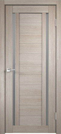 Дверь Duplex 2 Капучино экошпон ПО 800 мат стекло