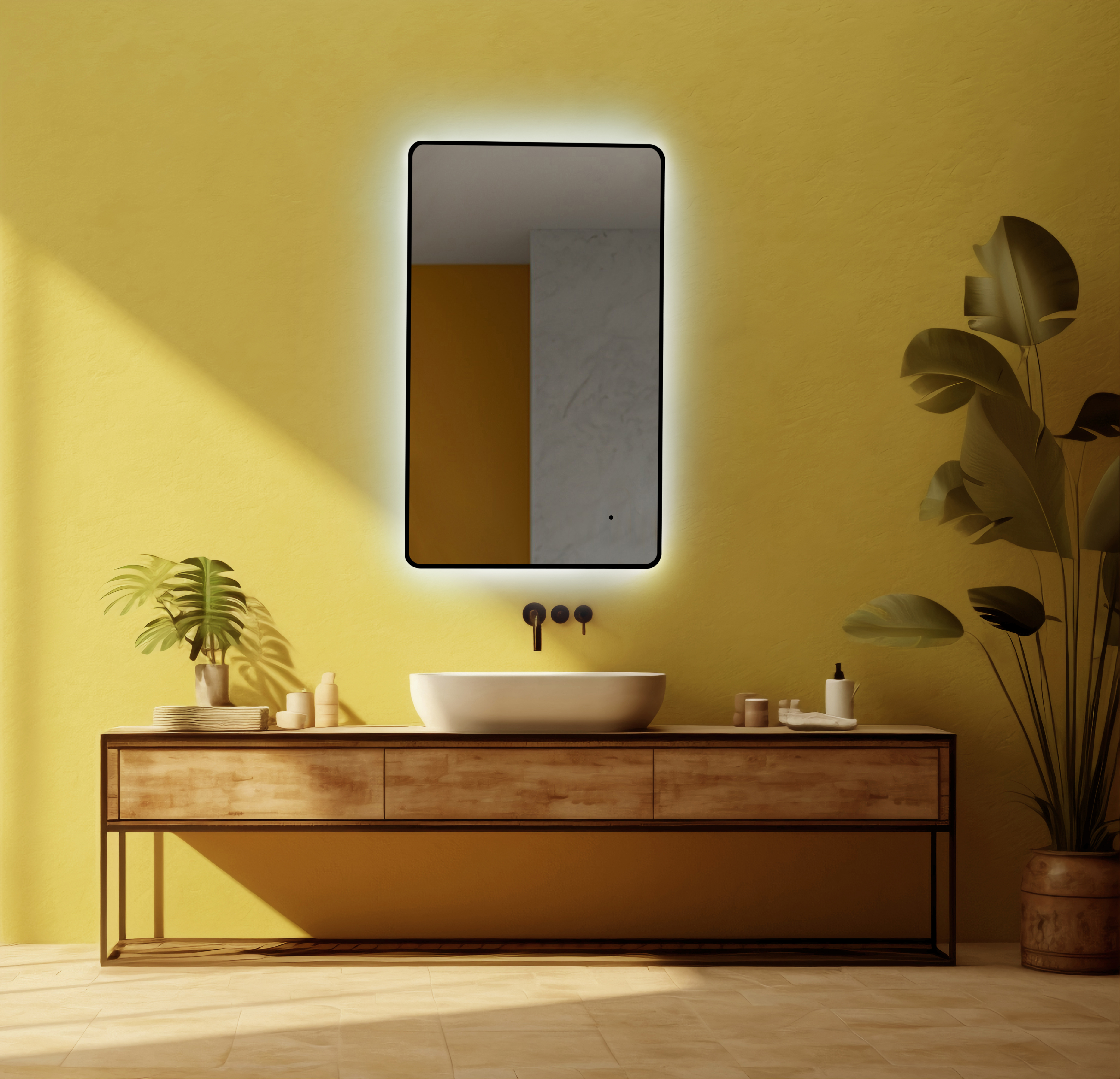 Incanto black - 600х1000 (бесконтактный сенсор, гор-верт)