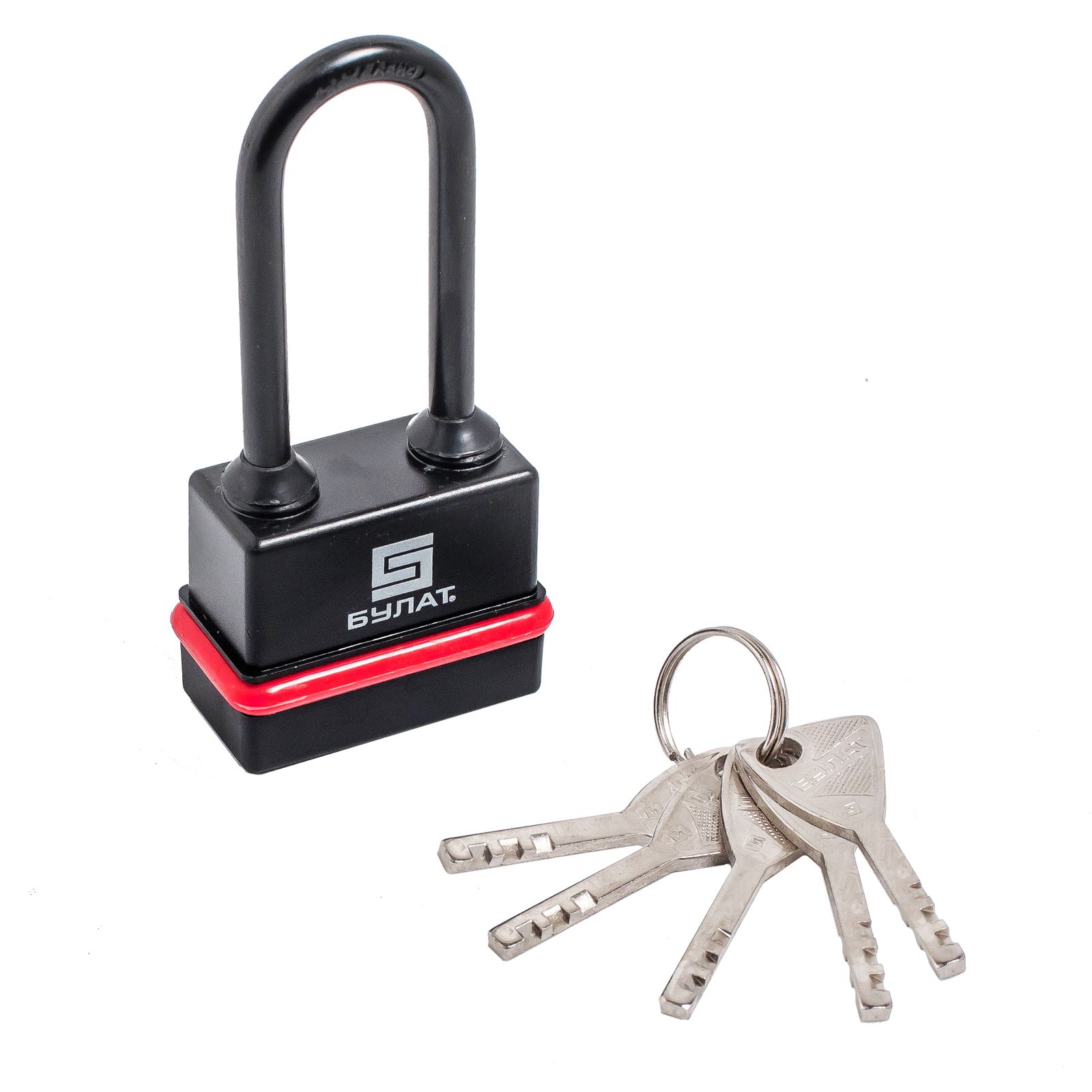Замок навесной БУЛАТ ДД ВС 3-Н55-01 ПЛ всепогодный 5кл. d=8мм (36,6)