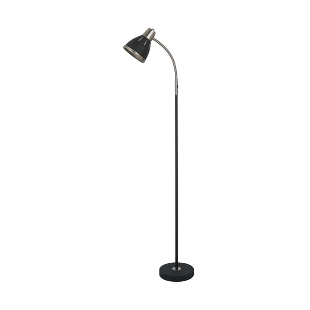 Напольный светильник под лампу накаливания НТ-851 (черный, белый, серый Е 27, 60 Вт, 220-240 В.)(__)