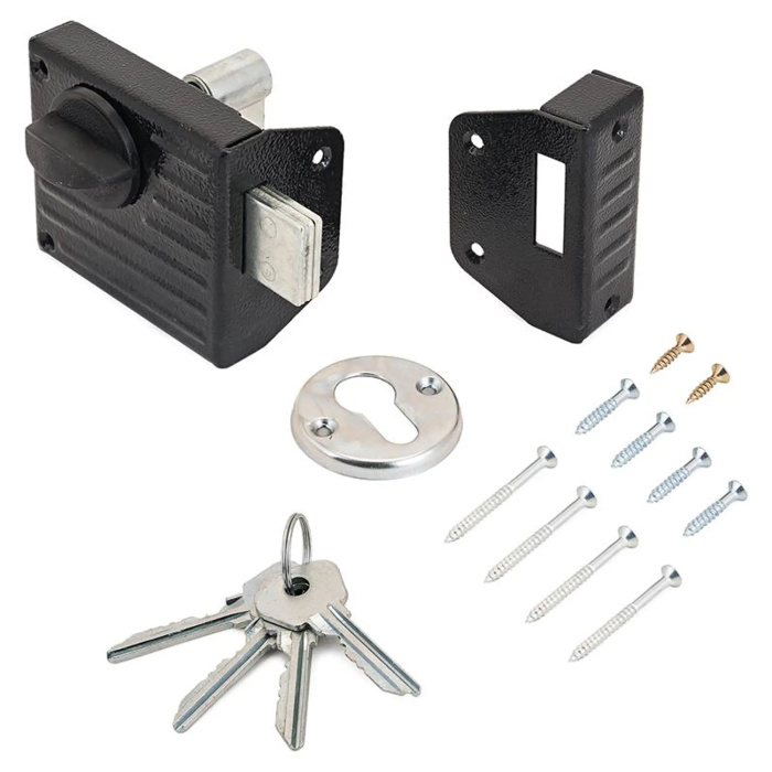 Замок накладной "Зенит" 3Н1-2.1 II класс, чёрный (16)