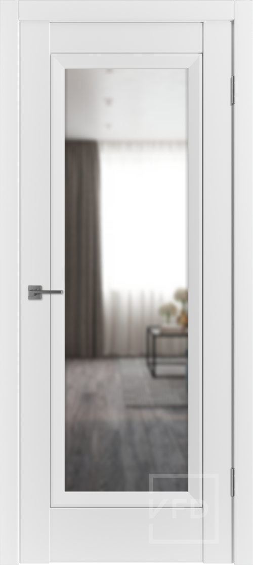 Дверь Emalex N1 Ice ПО 800 Reflex (зеркало)