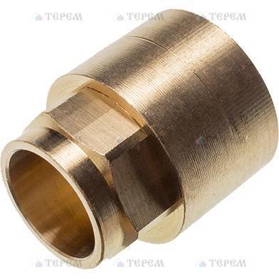 Переход ВП-ВР, бронза22x3/4, для медных труб под пайку(150)