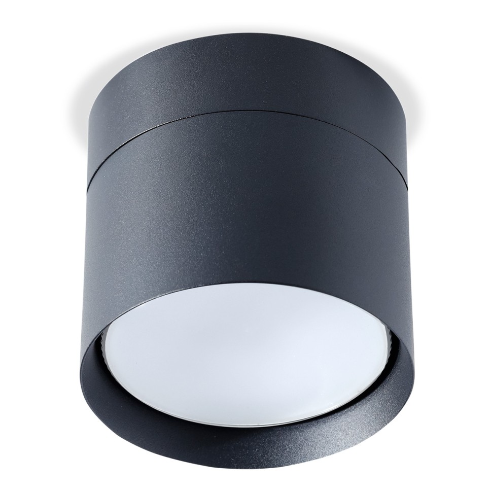 Светильник накладной под лампу GX53 TS2001 82,5x80мм черный Smartbuy***