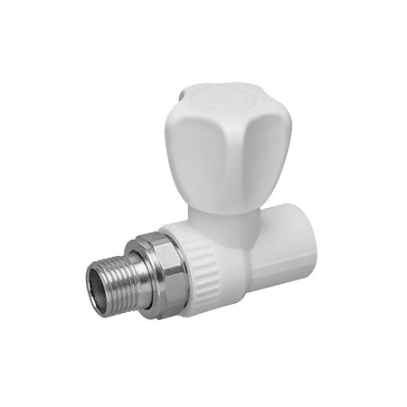 Кран шар. для рад.прям.20*1/2 НР(60шт/кор)