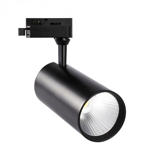Светильник трековый светодиодный 40Вт 4000К 3800лм Черный корпус (40) 
