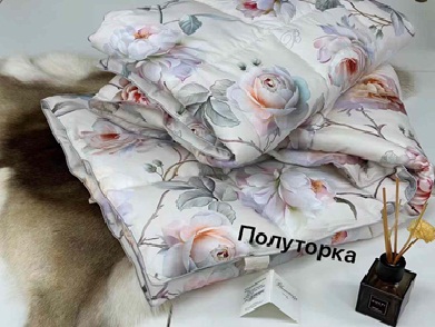 Одеяло Белые розы  150*200 см