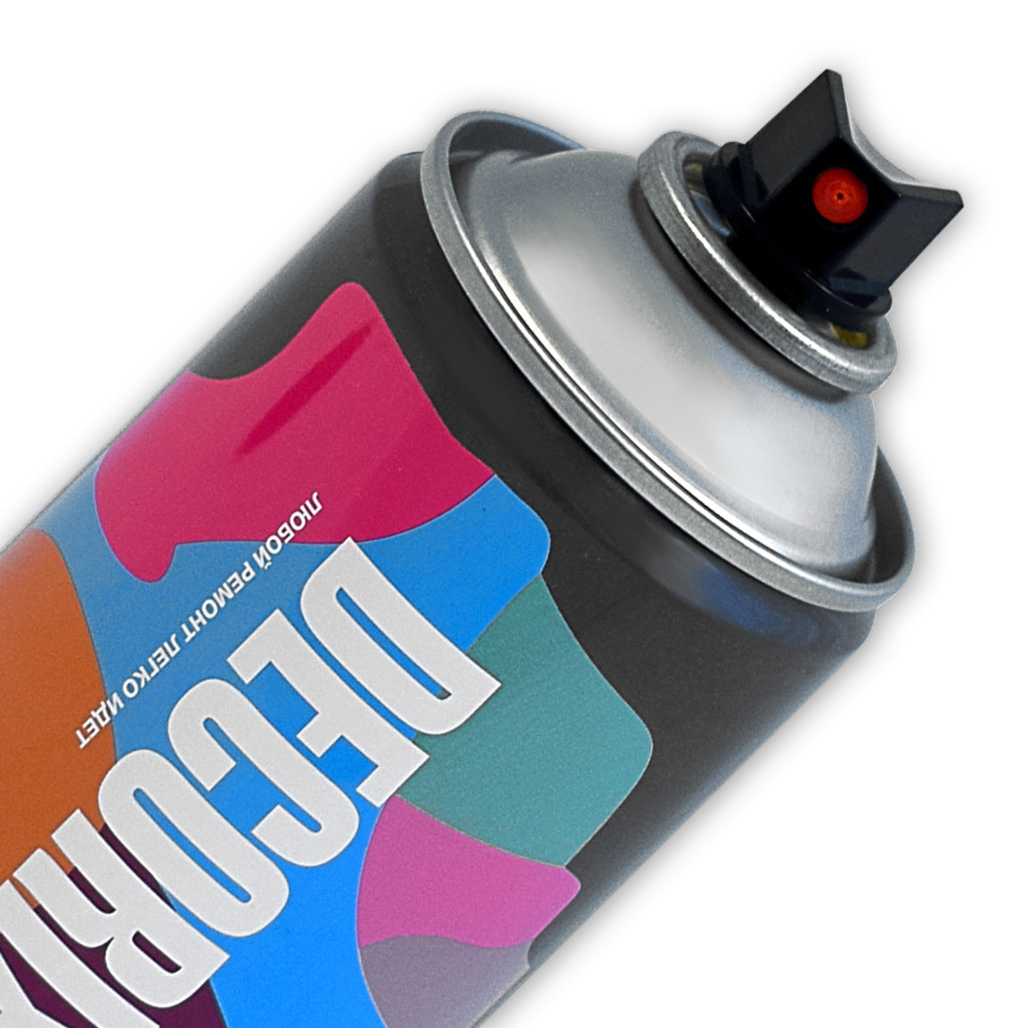 Аэрозольная эмаль универсальная DECORIX 520мл оранжевый (12)