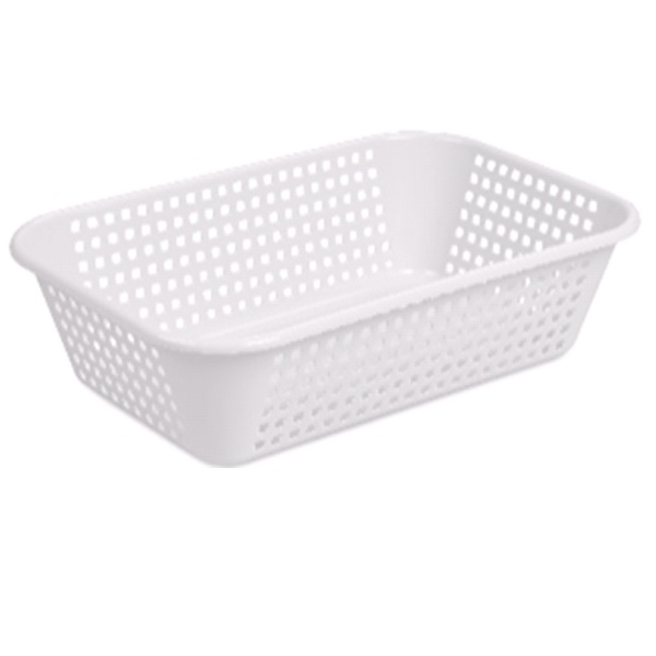 Корзинка универсальная 295*193мм Лофт белый "ВТ"  (24)