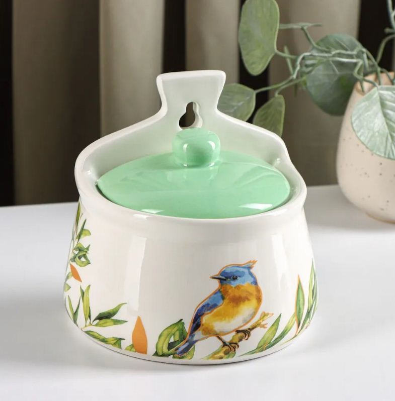 Солонка "Флора и Фауна" 600 мл, 14х10х14 см 