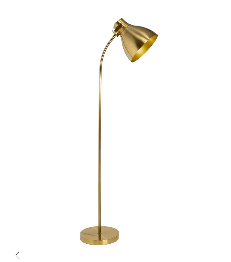 Светильник напольный (Торшер) Lusott 60 Вт, Е27, 220 В, античная медь