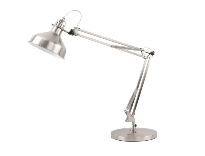 Светильник настольный ARTSTYLE, металлический, Е27, никель