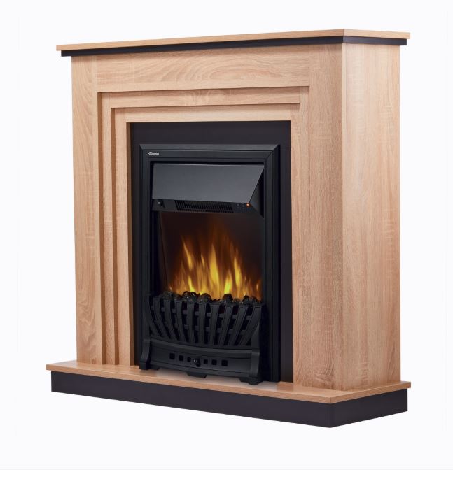 Каминокомплект:Очаг Electrolux Classic EFP/P-1020LS, портал Grado Classic дуб санома