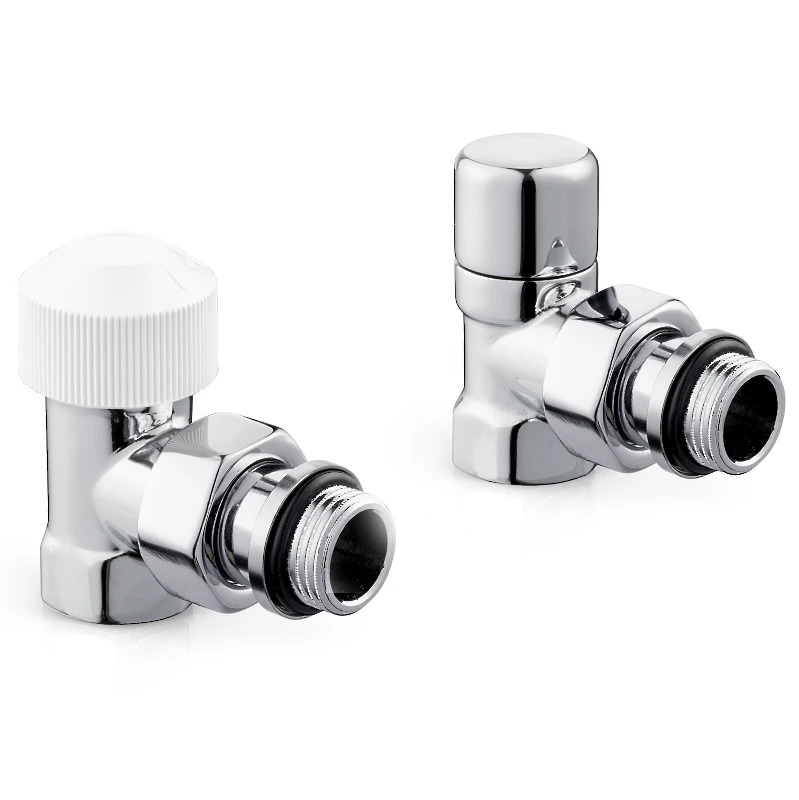 Набор термостатический для радиатора угловой ROYAL THERMO Design 1/2"М30х1,5 (Хром)(_20_)