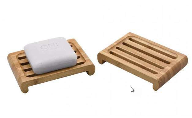 Мыльница настольная бамбук 11,0*7,6*2,0см №2