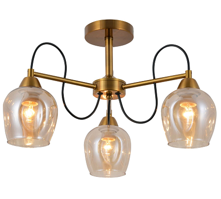 Светильник потолочный 06338/3 GOLD BRONZE (4) (RL)