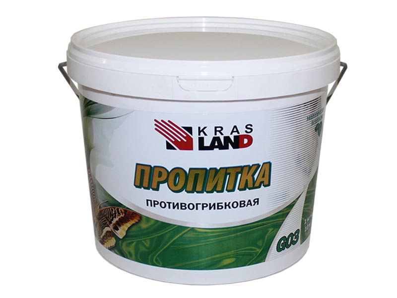 Пропитка Krasland G 03 Противогрибковая  Бесцветный  10кг (44)