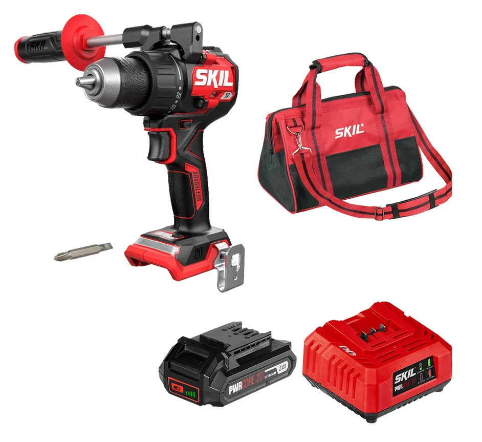 Дрель-шуруп. акк. SKIL DL6270 + набор (ЗУ+ Акб 2Ач) CB5197SE11+АКБ (4Ач) BY5196 + сумка BG3224