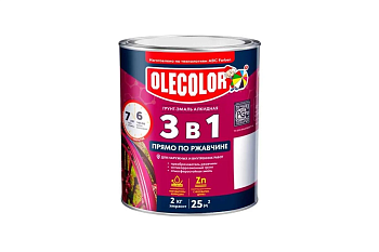 Грунт-эмаль по ржавчине Графит 7024 (2 кг) Olecolor (6)