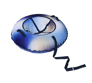 Тюбинг/ватрушка, диаметр 100см, оксфорд 600D, ПВХ, бутиловая камера R15, северное сияние