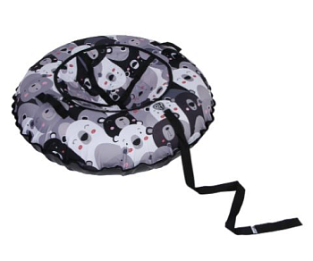 Тюбинг/ватрушка, диаметр 100см, оксфорд 600D, ПВХ, бутиловая камера R15, медведи