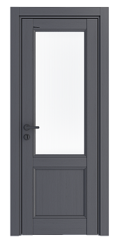 Дверь ID1 NEO Graphite ПО 800 Glass 