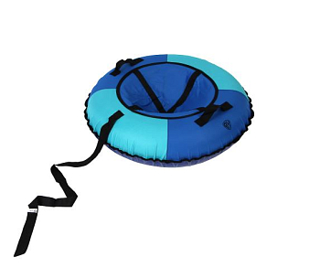 Тюбинг/ватрушка, диаметр 80см, оксфорд 600D, ПВХ, резина R14, синий
